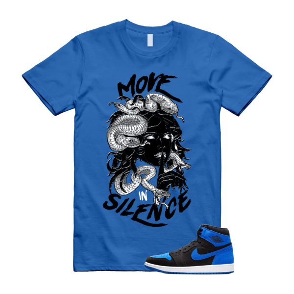 Royal Reimagined 1 Black Royal Blue White Retro High OG T Shirt Match MIS ,DZ5485-042 Jezsport.com