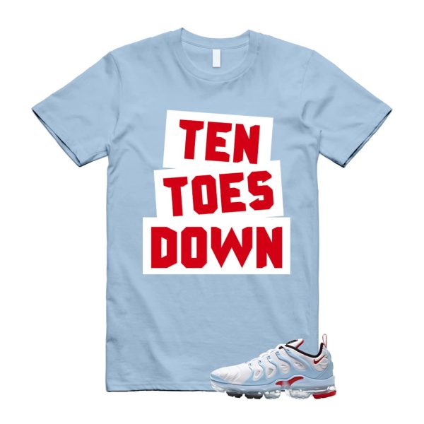 VaporMax Chicago University Red Air Plus White Psychic Blue T Shirt Match TTD ,CW6974-100 Jezsport.com