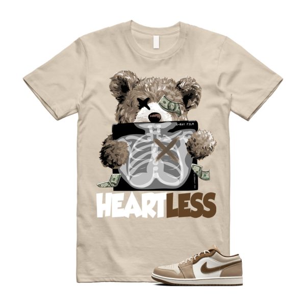 1 Hemp Light British Tan Low SE Sail Oatmeal T Shirt Match HEART, HF5753-221 Jezsport.com