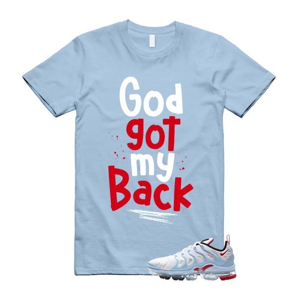 VaporMax Chicago University Red Psychic Blue White Air Plus T Shirt Match GOD ,CW6974-100 Jezsport.com