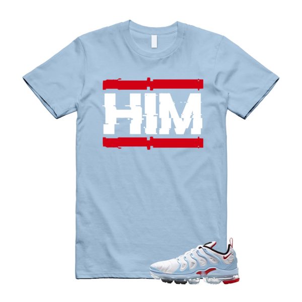 VaporMax Chicago University Red Psychic Blue White Air Plus T Shirt Match HIM ,CW6974-100 Jezsport.com