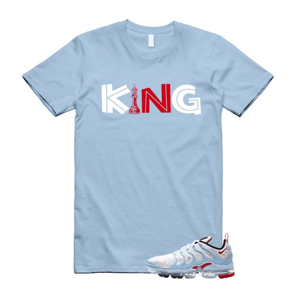 VaporMax Chicago University Red Psychic Blue White Air Plus T Shirt Match KING ,CW6974-100 Jezsport.com