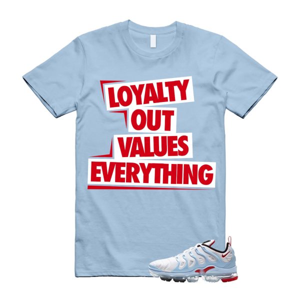 VaporMax Chicago University Red Psychic Blue White Air Plus T Shirt Match LOVE ,CW6974-100 Jezsport.com