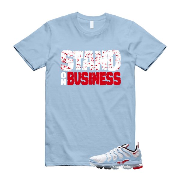 VaporMax Chicago University Red Psychic Blue White Air Plus T Shirt Match SOB Jezsport.com