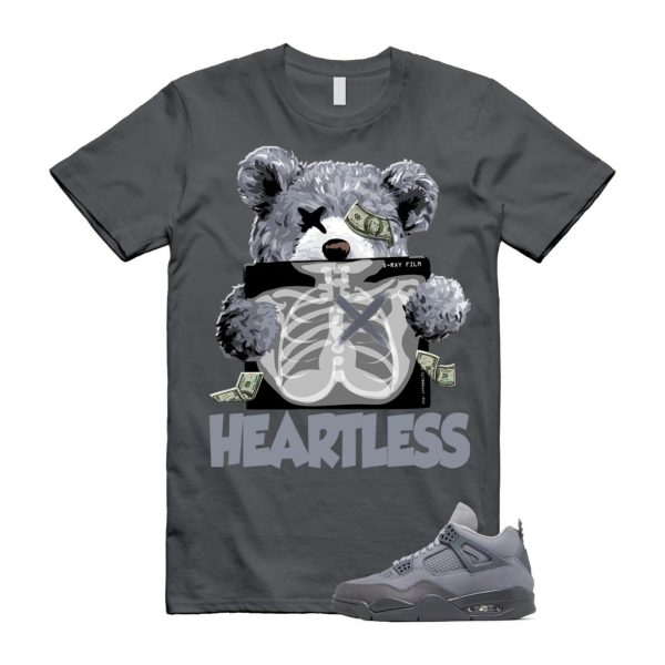 4 Wet Cement Smoke Iron Grey Retro SE T Shirt Match HEART Jezsport.com