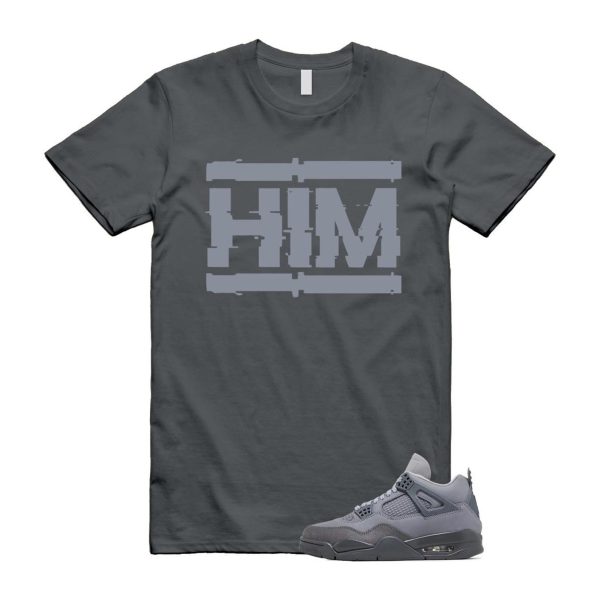 4 Wet Cement Smoke Iron Grey Retro SE T Shirt Match HIM Jezsport.com