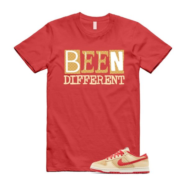 Dunk Strawberry Waffle Pale Vanilla University Red Sail Wheat Low Retro SE T Shirt Match BEEN ,HJ9100-294 Jezsport.com