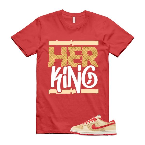 Dunk Strawberry Waffle Pale Vanilla University Red Sail Wheat Low Retro SE T Shirt Match HK ,HJ9100-294 Jezsport.com