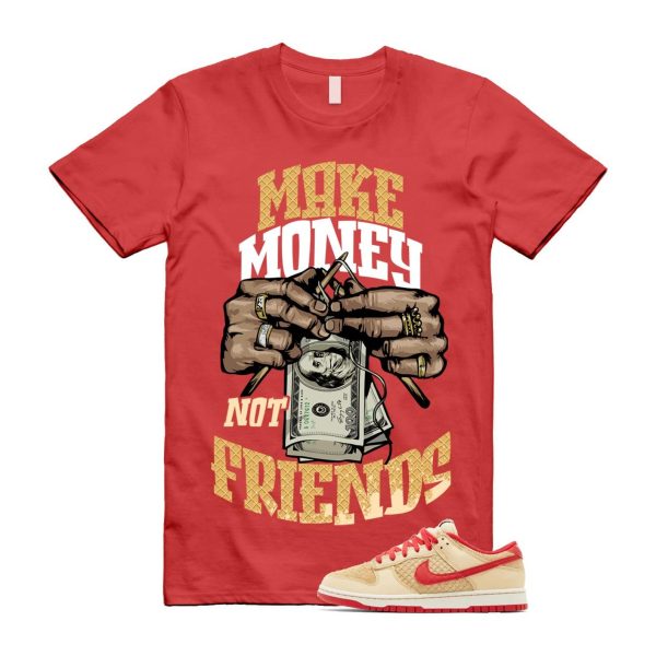 Dunk Strawberry Waffle Pale Vanilla University Red Sail Wheat Low Retro SE T Shirt Match MM ,HJ9100-294 Jezsport.com