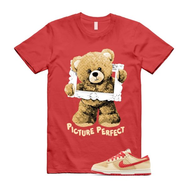 Dunk Strawberry Waffle Pale Vanilla University Red Sail Wheat Low Retro SE T Shirt Match PIC ,HJ9100-294 Jezsport.com