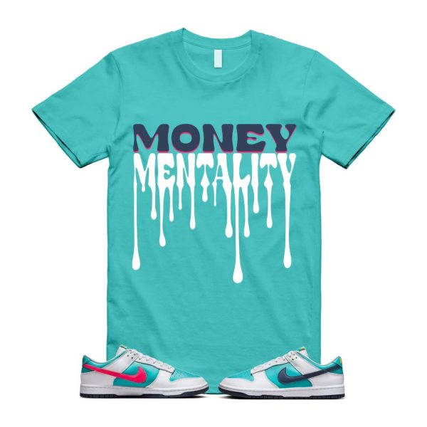 Dunk Dusty Cactus Thunder Blue White Racer Pink Laser Orange Low T Shirt Match MENTALITY ,HF4794-345 Jezsport.com