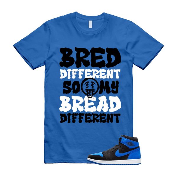 Royal Reimagined 1 Black Royal Blue White Retro High OG T Shirt Match BDBD ,DZ5485-042 Jezsport.com