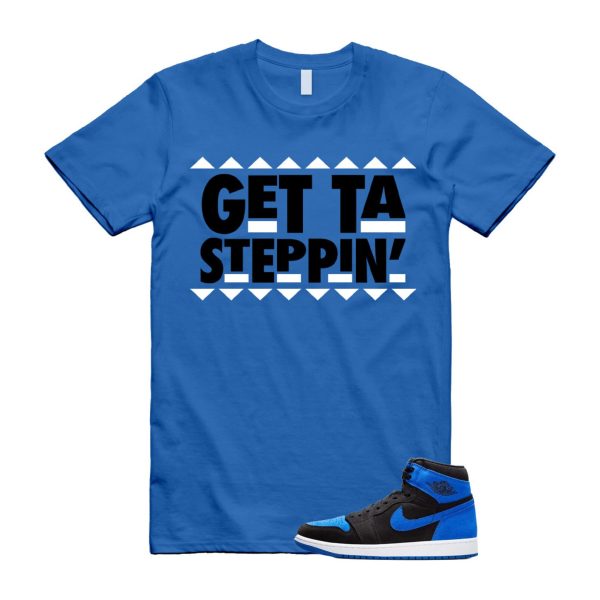 Royal Reimagined 1 Black Royal Blue White Retro High OG T Shirt Match GET ,DZ5485-042 Jezsport.com