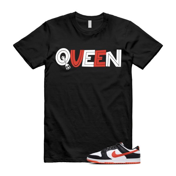 Dunk Dragon Red Black White Low Retro T Shirt Match QUEEN ,DV0833-108 ,DV0833-108 Jezsport.com