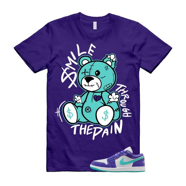 1 Psychic Purple Charlette Hornets Hyper Jade White Cone Low SE T Shirt Match SM2 ,HJ9013-550 Jezsport.com