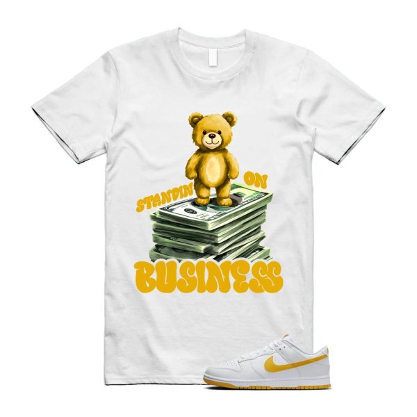 Dunk White University Gold Low T Shirt Match SB2, DQ9310-100 Jezsport.com