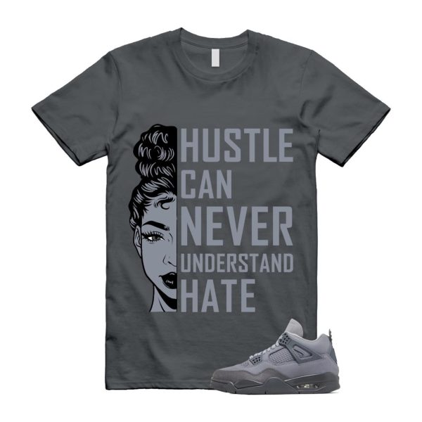 4 Wet Cement Smoke Iron Grey Retro SE T Shirt Match HUSTLE Jezsport.com