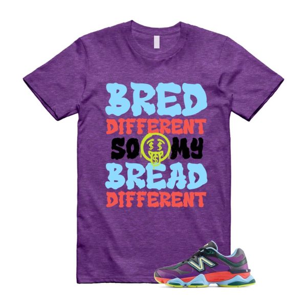 9060 Neon Nights Purple Red Blue Black T Shirt Match BDBD ,U9060RPO Jezsport.com