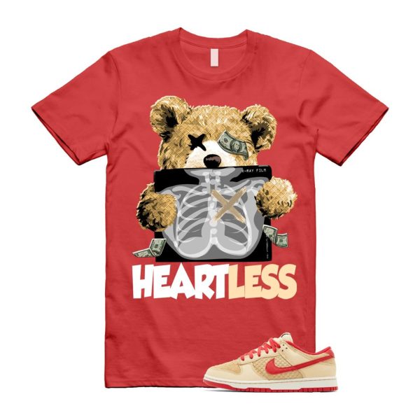 Dunk Strawberry Waffle Pale Vanilla University Red Sail Wheat Low Retro SE T Shirt Match HEART ,HJ9100-294 Jezsport.com