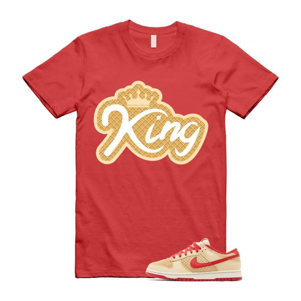 Dunk Strawberry Waffle Pale Vanilla University Red Sail Wheat Low Retro SE T Shirt Match K2 ,HJ9100-294 Jezsport.com