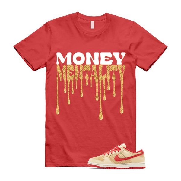 Dunk Strawberry Waffle Pale Vanilla University Red Sail Wheat Low Retro SE T Shirt Match MENTALITY ,HJ9100-294 Jezsport.com