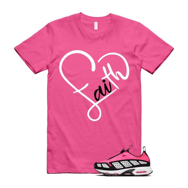 Air Max Sunder Hyper Pink Black White T Shirt Match FAITH Jezsport.com