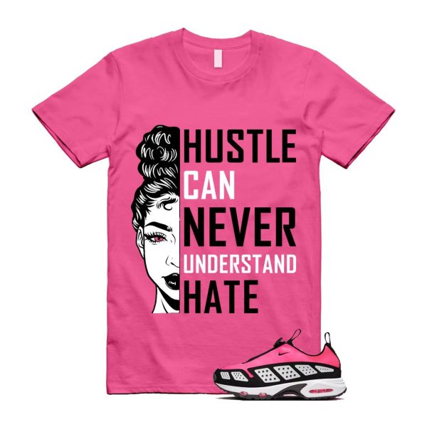 Air Max Sunder Hyper Pink Black White T Shirt Match HUSTLE Jezsport.com