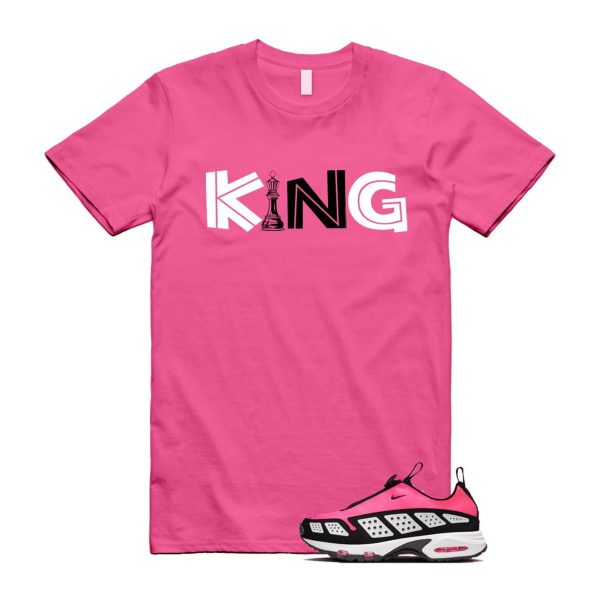 Air Max Sunder Hyper Pink Black White T Shirt Match KING Jezsport.com