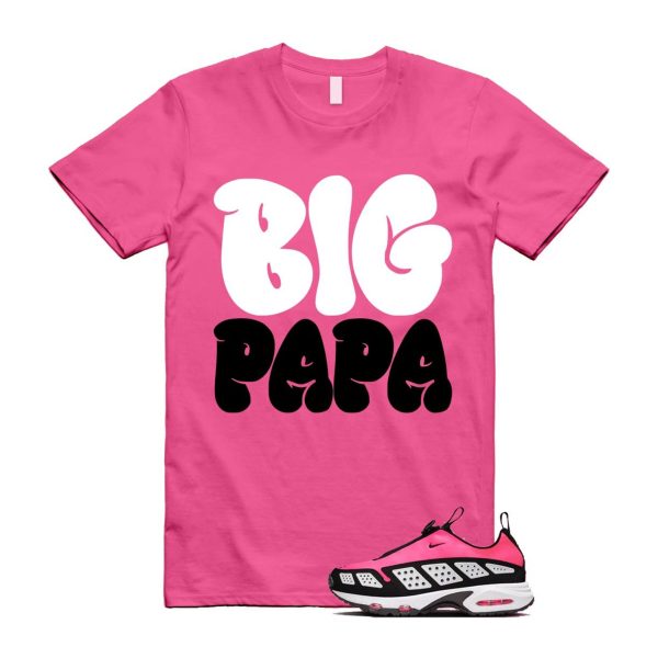 Air Max Sunder Hyper Pink Black White T Shirt Match PAPA Jezsport.com