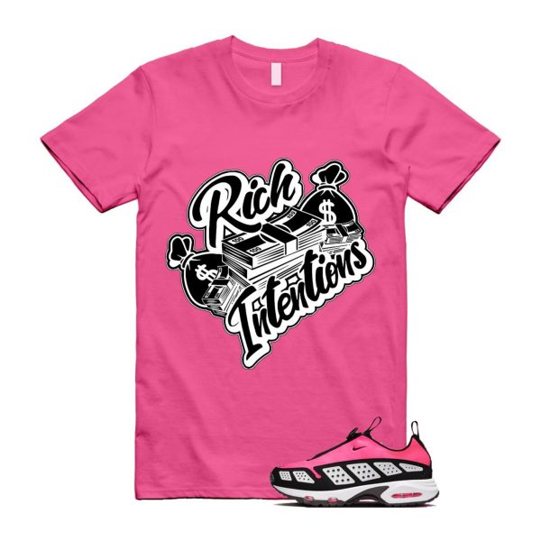 Air Max Sunder Hyper Pink Black White T Shirt Match RICH Jezsport.com