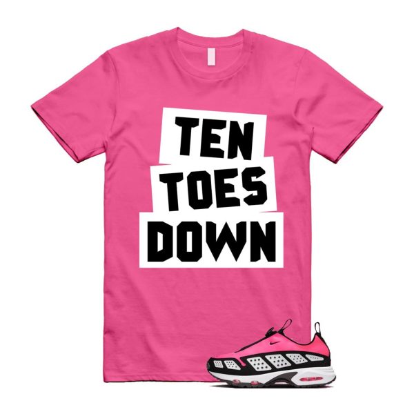 Air Max Sunder Hyper Pink Black White T Shirt Match TTD Jezsport.com