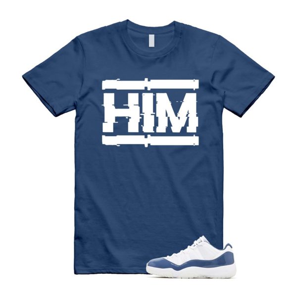 11 Diffused Blue White Midnight Navy Football Grey Retro Low T Shirt Match HIM ,FV5104-104 Jezsport.com