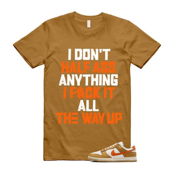 Dunk Wheat Safety Orange Sail Coconut Milk Low Retro T Shirt Match HALF Jezsport.com