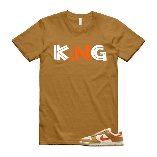 Dunk Wheat Safety Orange Sail Coconut Milk Low Retro T Shirt Match KING Jezsport.com