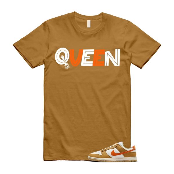 Dunk Wheat Safety Orange Sail Coconut Milk Low Retro T Shirt Match QUEEN Jezsport.com