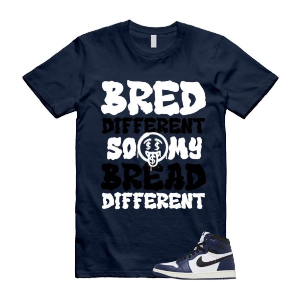 1 Midnight Navy Black White Sail Retro High OG T Shirt Match BDBD ,FD1437-401 Jezsport.com