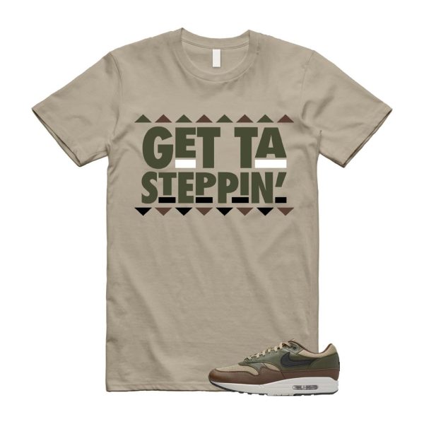 Air Max 1 Essential Premium Cargo Khaki Neutral Olive Cacao Wow T Shirt Match GET Jezsport.com