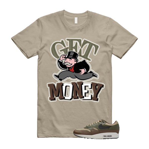 Air Max 1 Essential Premium Cargo Khaki Neutral Olive Cacao Wow T Shirt Match GM Jezsport.com