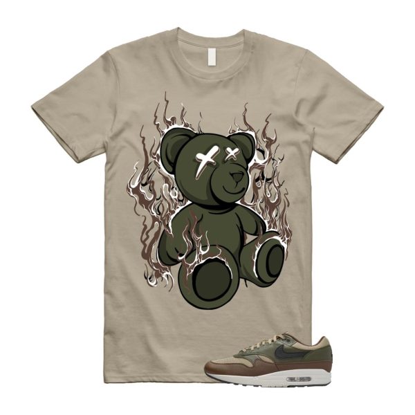 Air Max 1 Essential Premium Cargo Khaki Neutral Olive Cacao Wow T Shirt Match LIT Jezsport.com