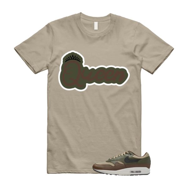 Air Max 1 Essential Premium Cargo Khaki Neutral Olive Cacao Wow T Shirt Match Q2 Jezsport.com