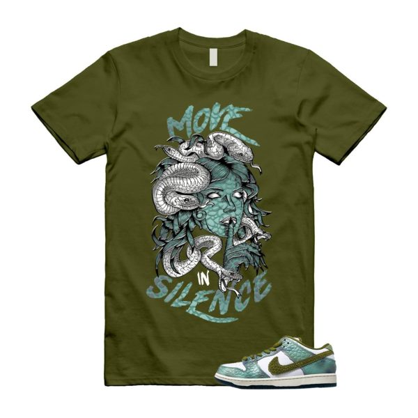 Dunk Chameleon Oil Green Desert Moss White Low SB T Shirt Match MIS ,HJ3386-300 Jezsport.com