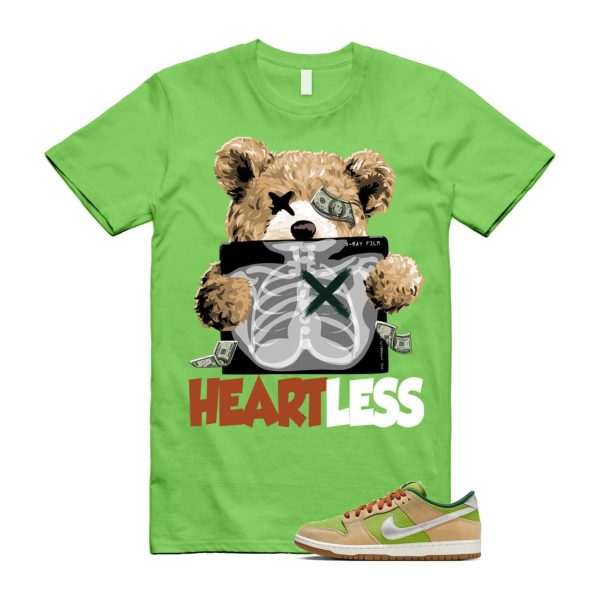 Dunk Escargot SB Low Sesame Pear Fir Sail Light British Tan T Shirt Match HEART ,FQ7585-200 Jezsport.com