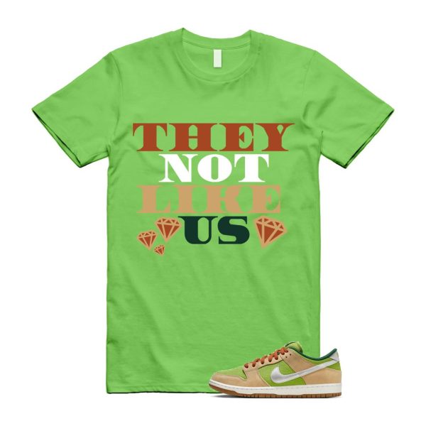 Dunk Escargot SB Low Sesame Pear Fir Sail Light British Tan T Shirt Match US2 ,FQ7585-200 Jezsport.com