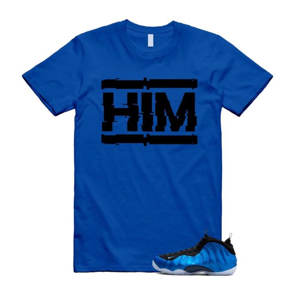 Foamposite Royal International Blue One Air White Black Clear T Shirt Match HIM ,FQ8181-511 Jezsport.com