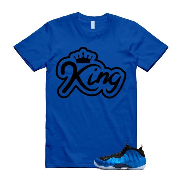 Foamposite Royal International Blue One Air White Black Clear T Shirt Match K2 ,FQ8181-511 Jezsport.com