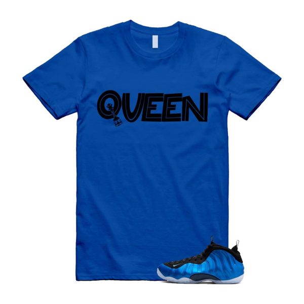 Foamposite Royal International Blue One Air White Black Clear T Shirt Match QUEEN ,FQ8181-511 Jezsport.com