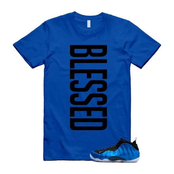 Foamposite Royal International Blue One Air White Black Clear T Shirt Match VERTBLS ,FQ8181-511 Jezsport.com