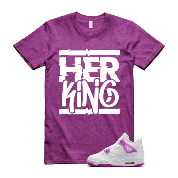 4 Hyper Violet White T Shirt Match HK ,FQ1314-151 Jezsport.com