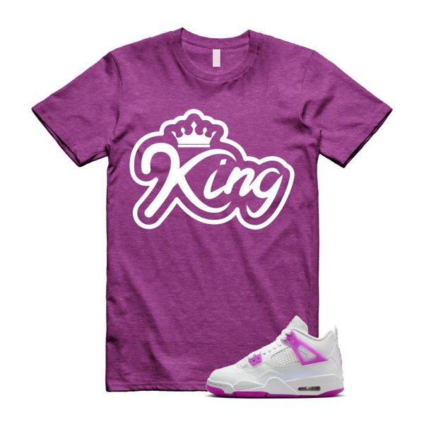 4 Hyper Violet White T Shirt Match K2 ,FQ1314-151 Jezsport.com