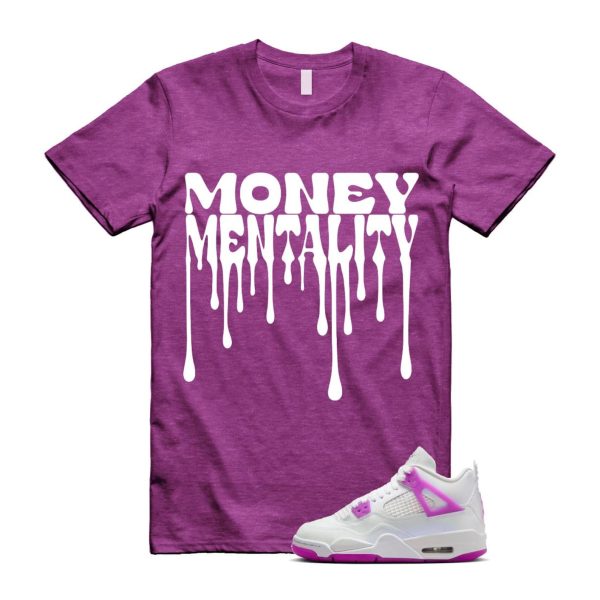 4 Hyper Violet White T Shirt Match MENTALITY ,FQ1314-151 Jezsport.com